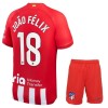 Virallinen Fanipaita + Shortsit Atlético Madrid Joao Felix 18 Kotipelipaita 2023-24 - Lasten